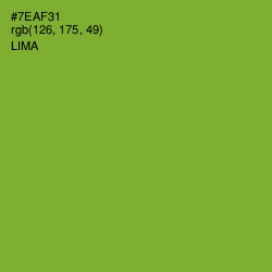 #7EAF31 - Lima Color Image