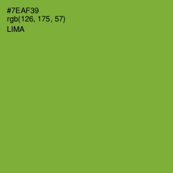 #7EAF39 - Lima Color Image