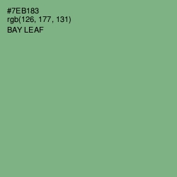 #7EB183 - Bay Leaf Color Image
