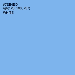 #7EB4ED - Cornflower Blue Color Image