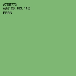 #7EB773 - Fern Color Image