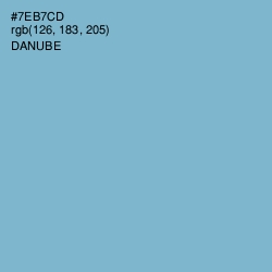 #7EB7CD - Danube Color Image