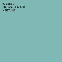 #7EB8B0 - Neptune Color Image