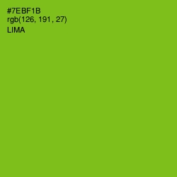 #7EBF1B - Lima Color Image