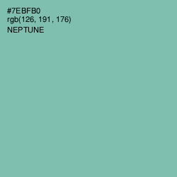 #7EBFB0 - Neptune Color Image