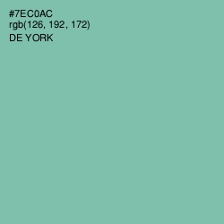 #7EC0AC - De York Color Image