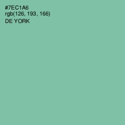 #7EC1A6 - De York Color Image