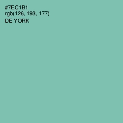 #7EC1B1 - De York Color Image