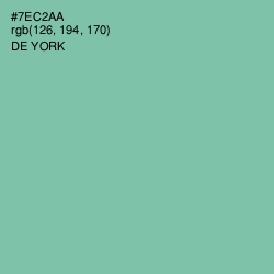 #7EC2AA - De York Color Image