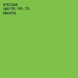 #7EC348 - Mantis Color Image