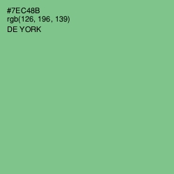 #7EC48B - De York Color Image