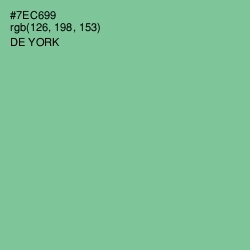 #7EC699 - De York Color Image
