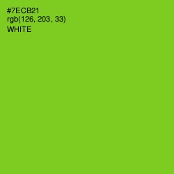 #7ECB21 - Chartreuse Color Image