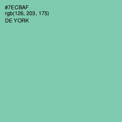 #7ECBAF - De York Color Image