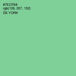 #7ECF98 - De York Color Image