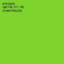 #7ED32D - Chartreuse Color Image