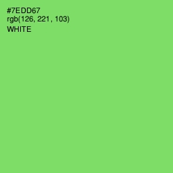 #7EDD67 - Pastel Green Color Image