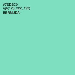 #7EDEC0 - Bermuda Color Image