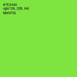 #7EE440 - Mantis Color Image