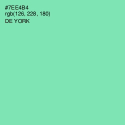 #7EE4B4 - De York Color Image