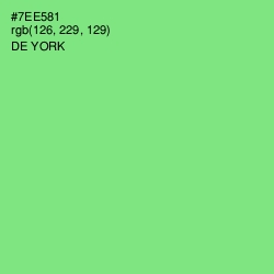 #7EE581 - De York Color Image