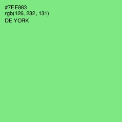 #7EE883 - De York Color Image