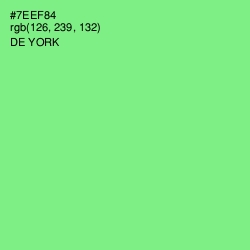 #7EEF84 - De York Color Image
