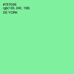 #7EF09E - De York Color Image