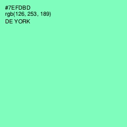 #7EFDBD - De York Color Image