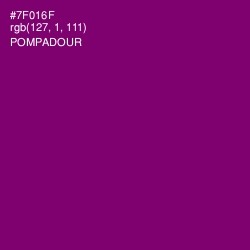 #7F016F - Pompadour Color Image