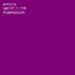 #7F0176 - Pompadour Color Image