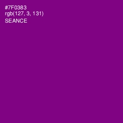 #7F0383 - Seance Color Image