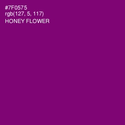 #7F0575 - Honey Flower Color Image