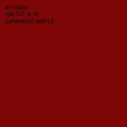 #7F0606 - Japanese Maple Color Image