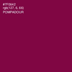 #7F0642 - Pompadour Color Image