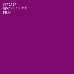 #7F0A6F - Finn Color Image