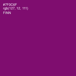 #7F0C6F - Finn Color Image