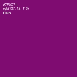 #7F0C71 - Finn Color Image