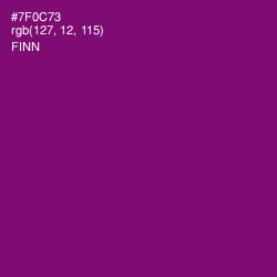 #7F0C73 - Finn Color Image