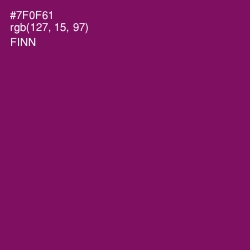 #7F0F61 - Finn Color Image