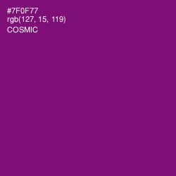 #7F0F77 - Cosmic Color Image