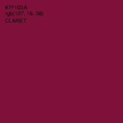 #7F103A - Claret Color Image