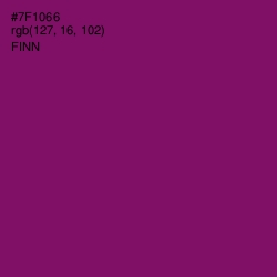 #7F1066 - Finn Color Image