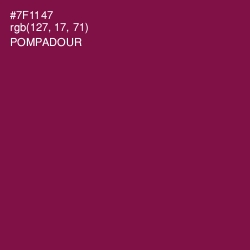 #7F1147 - Pompadour Color Image