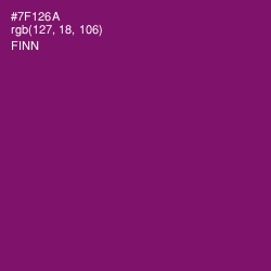 #7F126A - Finn Color Image