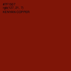 #7F1507 - Kenyan Copper Color Image