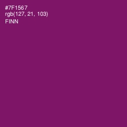 #7F1567 - Finn Color Image