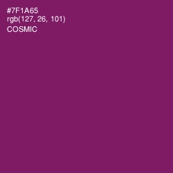 #7F1A65 - Cosmic Color Image