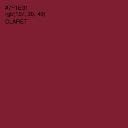 #7F1E31 - Claret Color Image