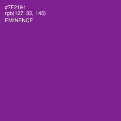 #7F2191 - Eminence Color Image